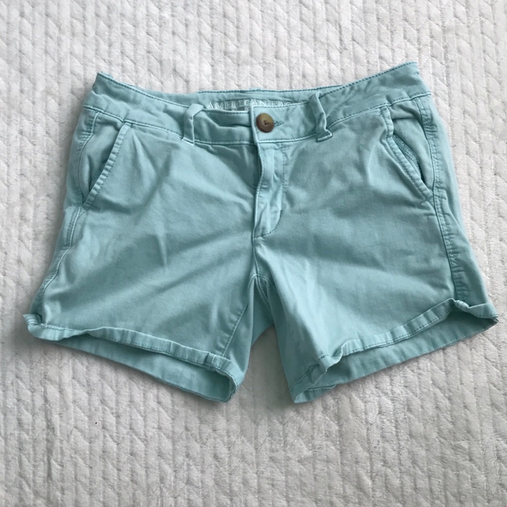 Light blue shorts